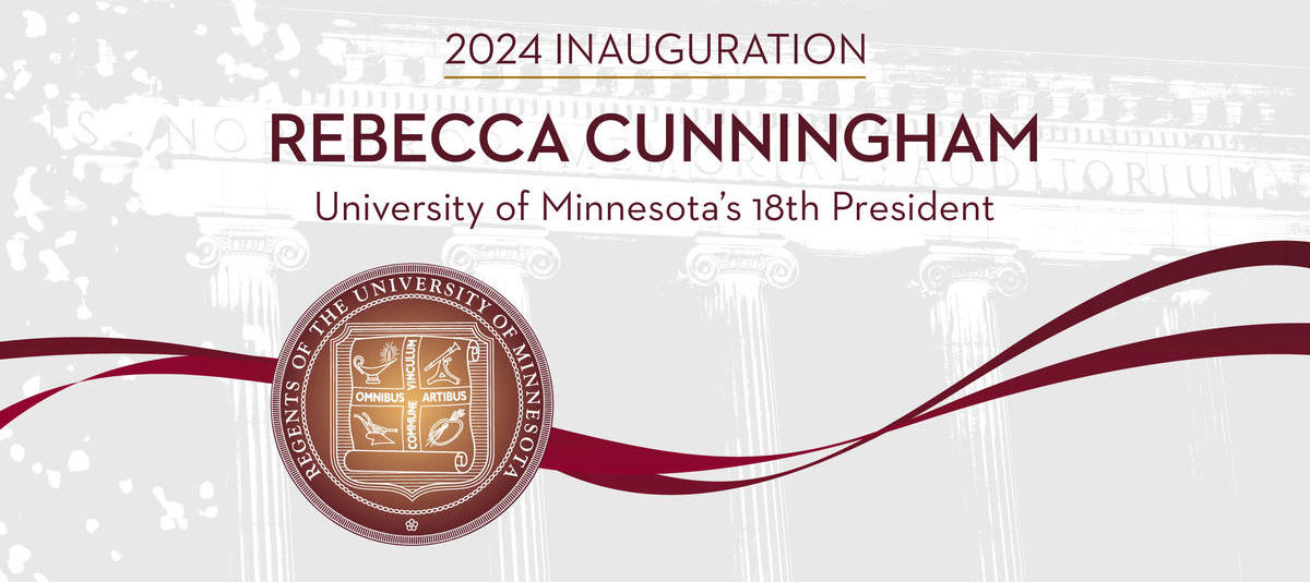 2024 Inauguration banner - Rebecca Cunningham